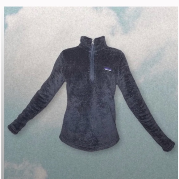 Patagonia Jackets & Blazers - Women’s Smoulder Blue Sherpa  1/4-Zip Jacket/Pullover